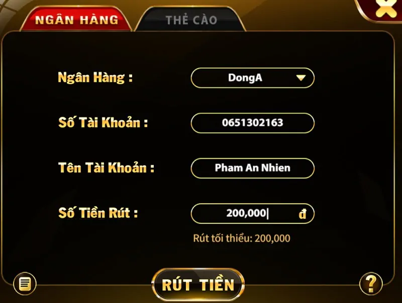 Rút tiền Go88