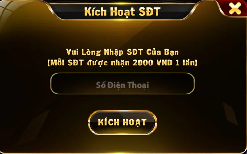 Kích hoạt số điện thoại Go88