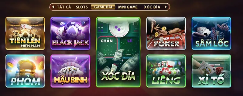 Nhiều thể loại game tại Zowin