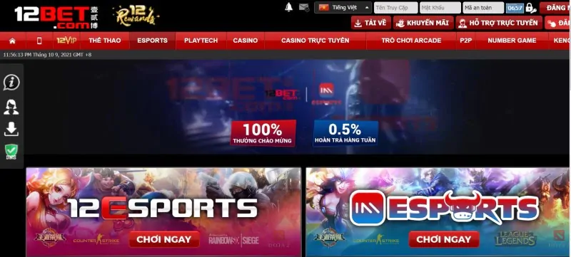 Cá cược E-sports 12Bet 