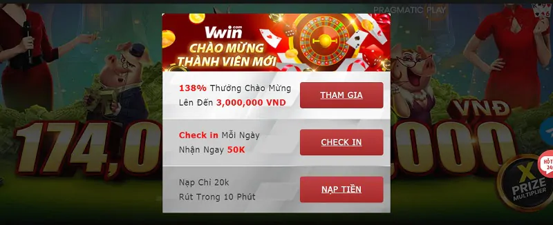 Khuyến mãi Vwin