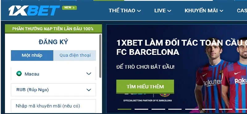 1xBet – Link truy cập 1xBet chính thức tại VN 2024