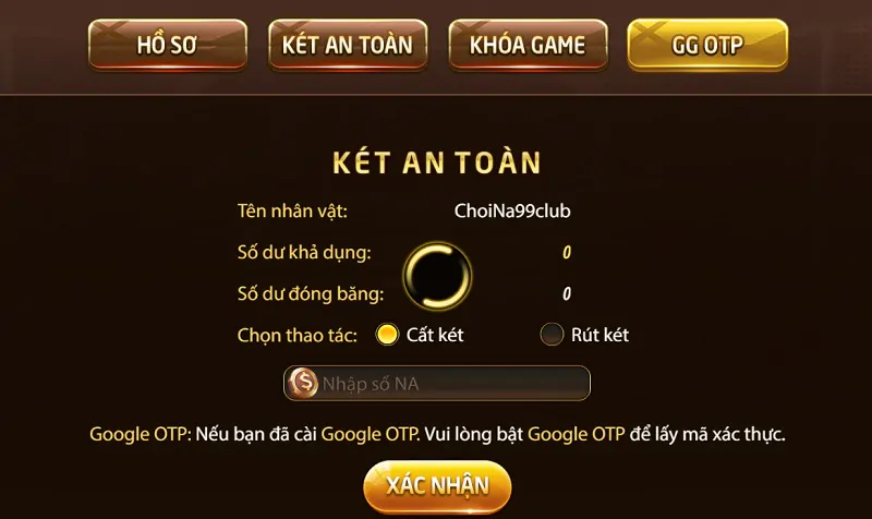 Cổng game bài sử dụng công nghệ bảo mật hiện đại