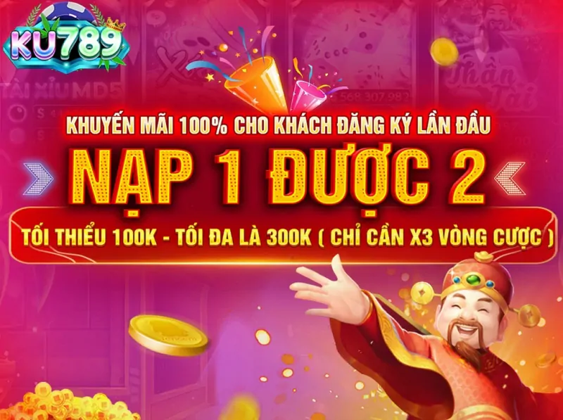 Tân thủ hưởng ưu đãi nạp 1 được 2 ngay trong lần giao dịch đầu tiên