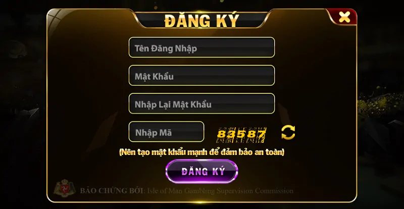 Đăng ký tài khoản game chính chủ tại Go88 để vào chơi game bài Poker